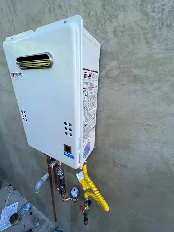Tankless water heater installation for Hackberry Creek homes